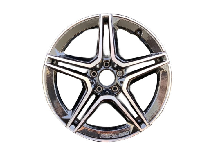 1x Alufelge 19 Zoll 7.5" 5x112 53ET Glanz Schwarz A2474011500 Mercedes-Benz W247 FEL5404568948wf