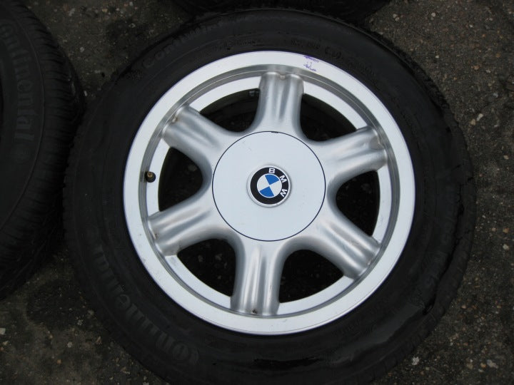 4x Alufelge 15 Zoll 7.0" 5x120 47ET KBA42184 BMW E36 Rim Wheel FEL9601361379mw