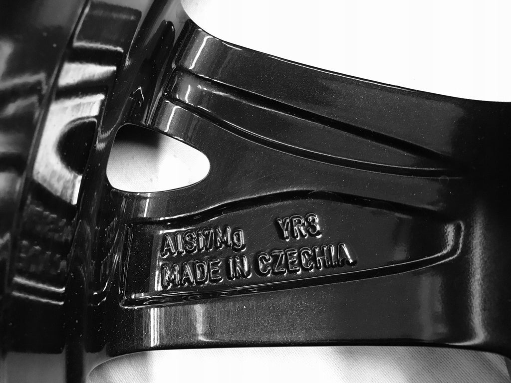 1x Alufelge 17 Zoll 6.5" 5x112 46ET Glanz 5E3601025AE Skoda Rim Wheel