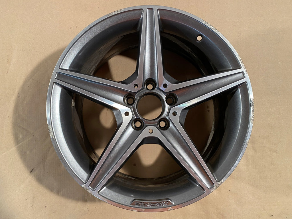 1x Alufelge 18 Zoll 8.5" 5x112 49ET A2054011200 Mercedes-Benz W205 Rim Wheel