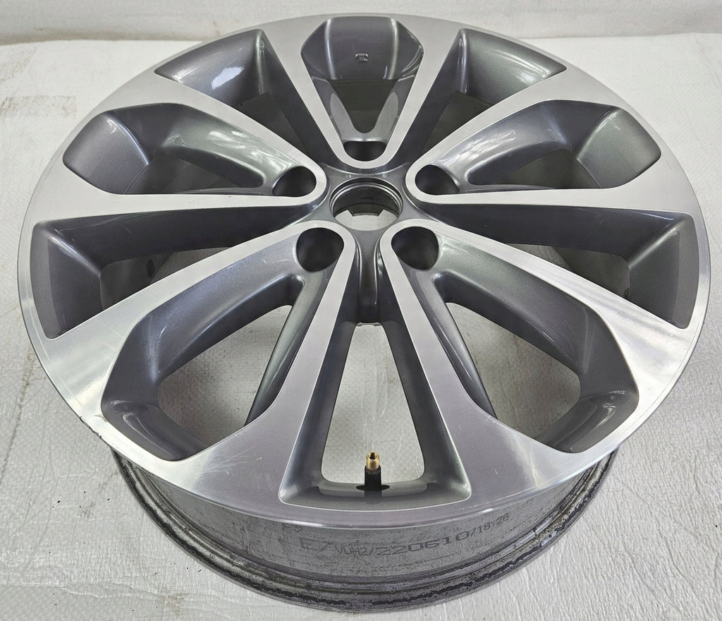 1x Alufelge 18 Zoll 6.5" 5x114.3 40ET JD18AMB73 Nissan X-Trail I Qashqai J10