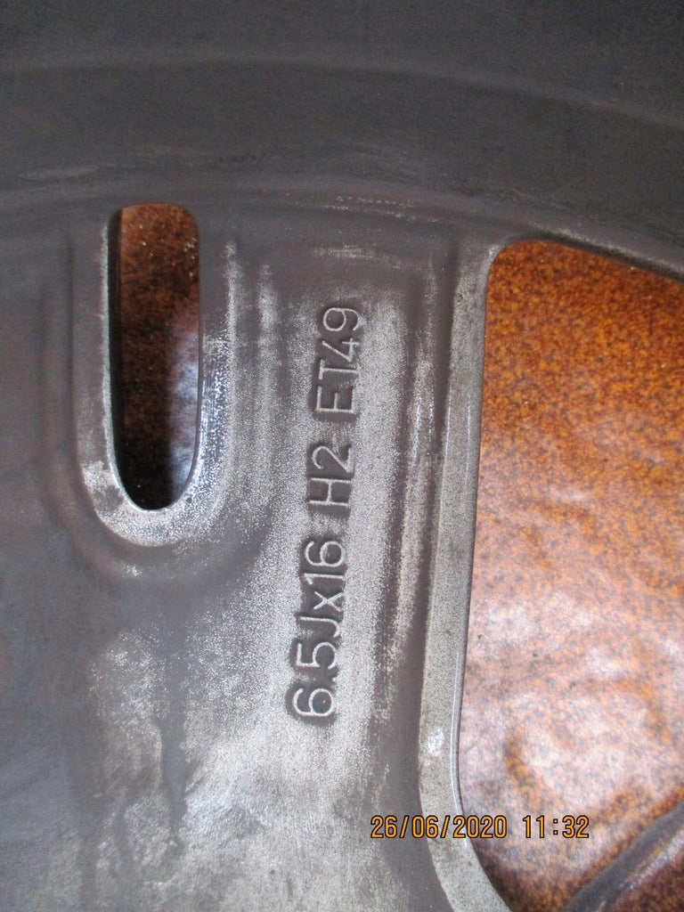 1x Alufelge 16 Zoll 6.5" 5x112 A2464010000 Mercedes-Benz W246 Rim Wheel FEL3983909763tf