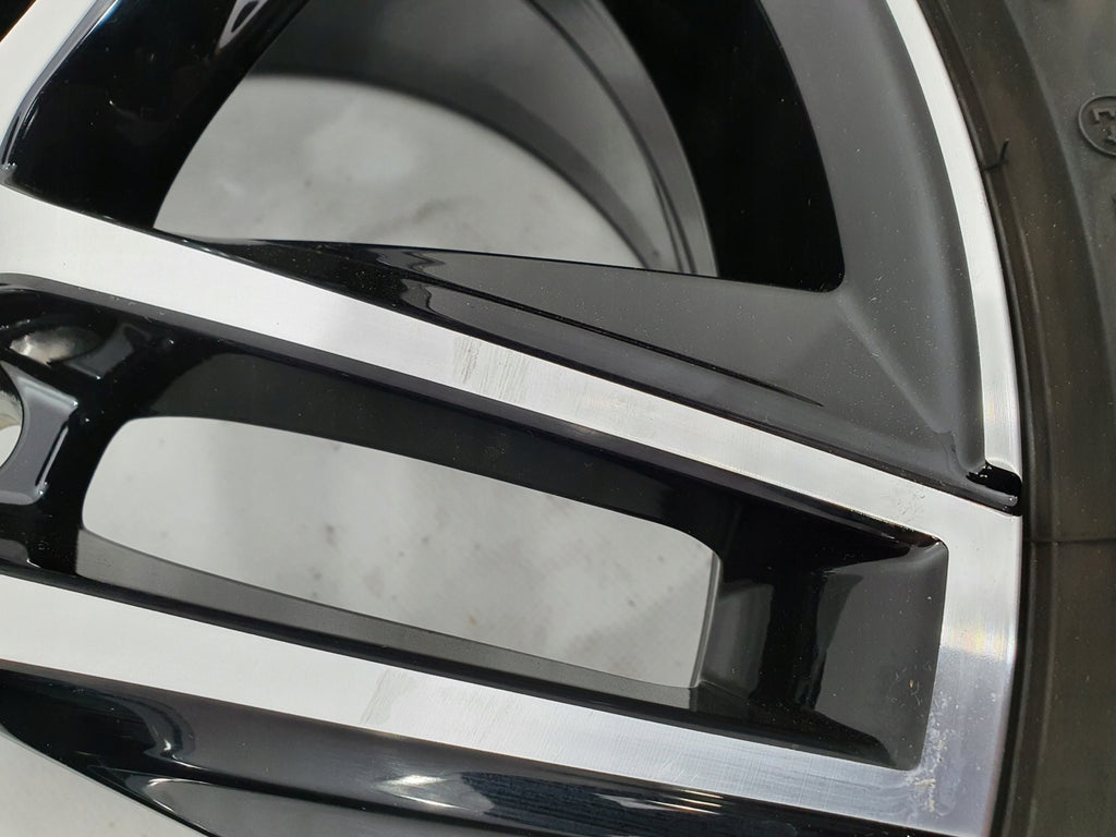 1x Alufelge 18 Zoll 7.0" 5x100 51ET Glanz Schwarz 6F0601025E Seat Ibiza I FEL7725598613ez