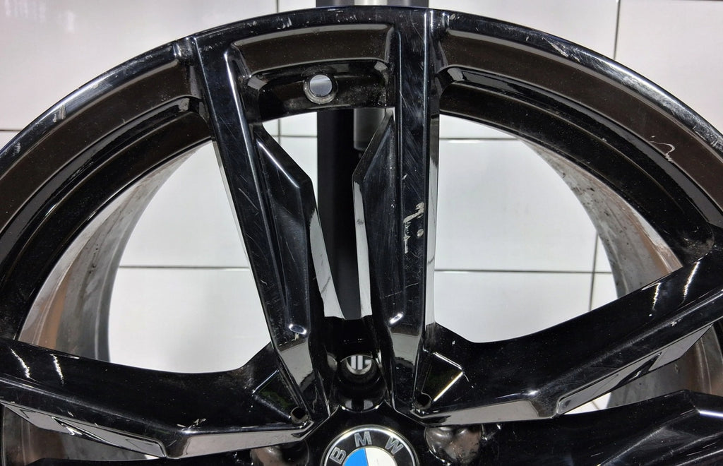 1x Alufelge 19 Zoll 9.0" 5x112 32ET Glanz Schwarz 8091763 BMW Rim Wheel FEL8588140240sd