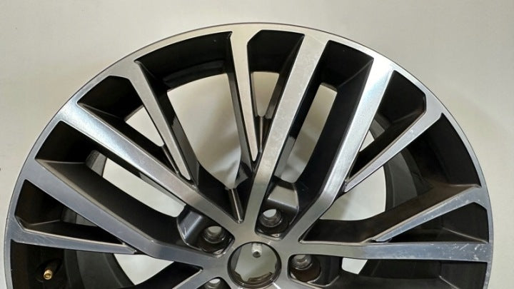 1x Alufelge 18 Zoll 7.5" 5x112 46ET Glanz Graphit 5FA601025 Mg Leon Rim Wheel FEL3556550770ln