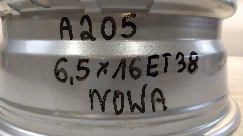 1x Alufelge 16 Zoll 6.5" 5x112 38ET A2054012400 Mercedes-Benz W205 Rim Wheel