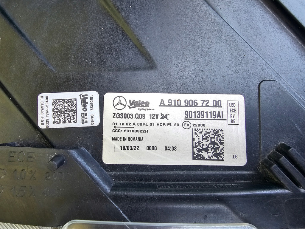 Frontscheinwerfer Mercedes-Benz Sprinter A9109067200 Full LED Rechts Headlight