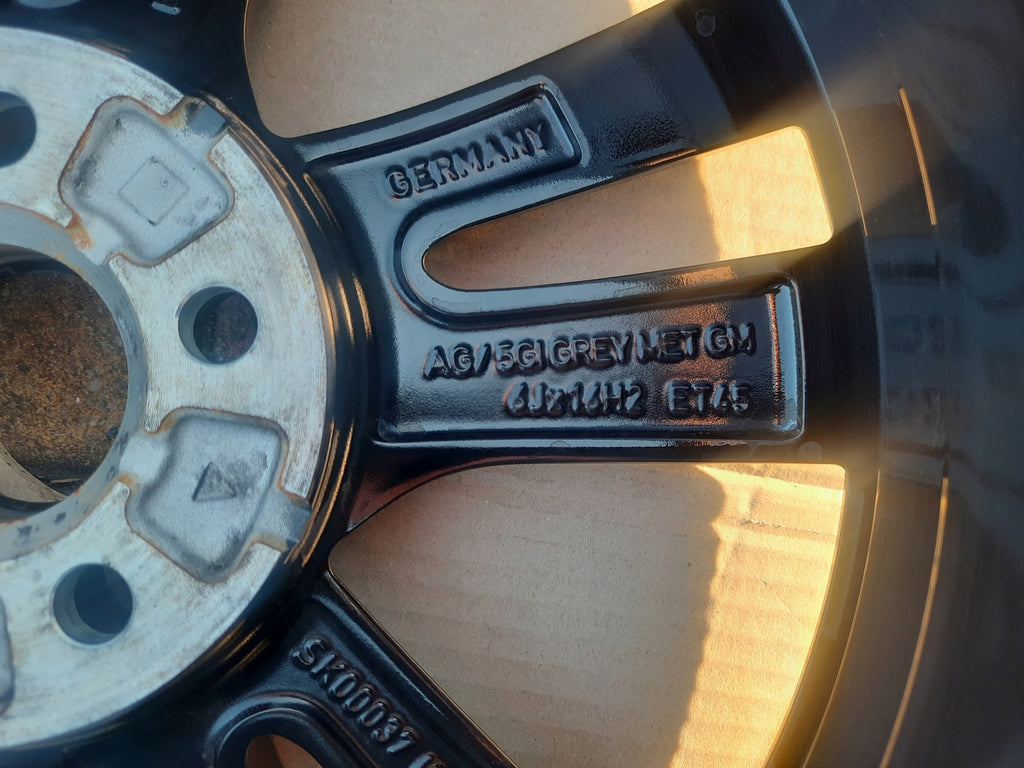 1x Alufelge 16 Zoll 6.0" 5x112 45ET 6VA601025 Skoda Fabia Iv Rim Wheel