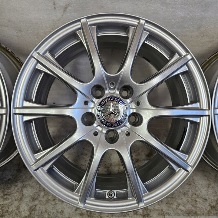 4x Alufelge 16 Zoll 6.5" 5x112 38ET A2054012400 Mercedes-Benz W168 W205 A205 FEL1328098033on