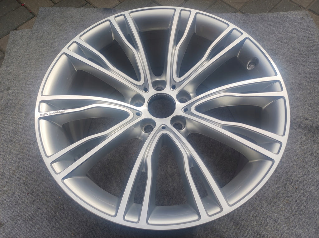 1x Alufelge 20 Zoll 10.0" 5x120 40ET Glanz Silber 7847310 BMW X5 F15 F16 FEL9566830878ge