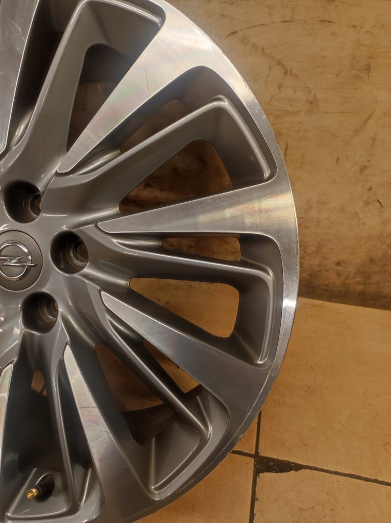 1x Alufelge 18 Zoll 7.5" 5x105 44ET Glanz Grau 13409655 Mg 5 Astra K Rim Wheel FEL5022189606fn