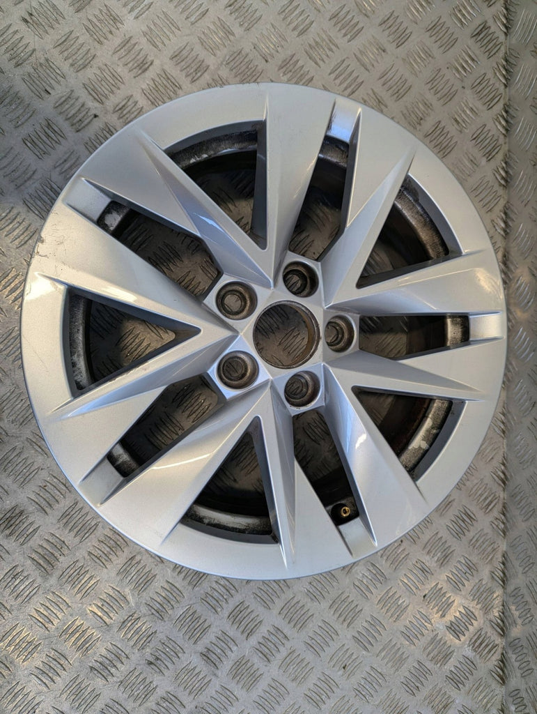 1x Alufelge 15 Zoll 5.5" 5x100 40ET 6VA601025J Skoda Fabia Iv Rim Wheel FEL1340848729vl