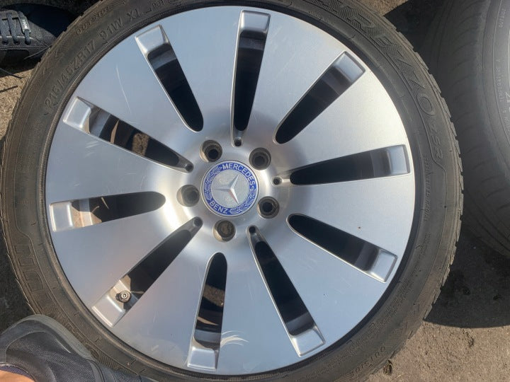 1x Alufelge 17 Zoll 5x112 Mercedes-Benz W205 A205 Rim Wheel FEL5776296376bq