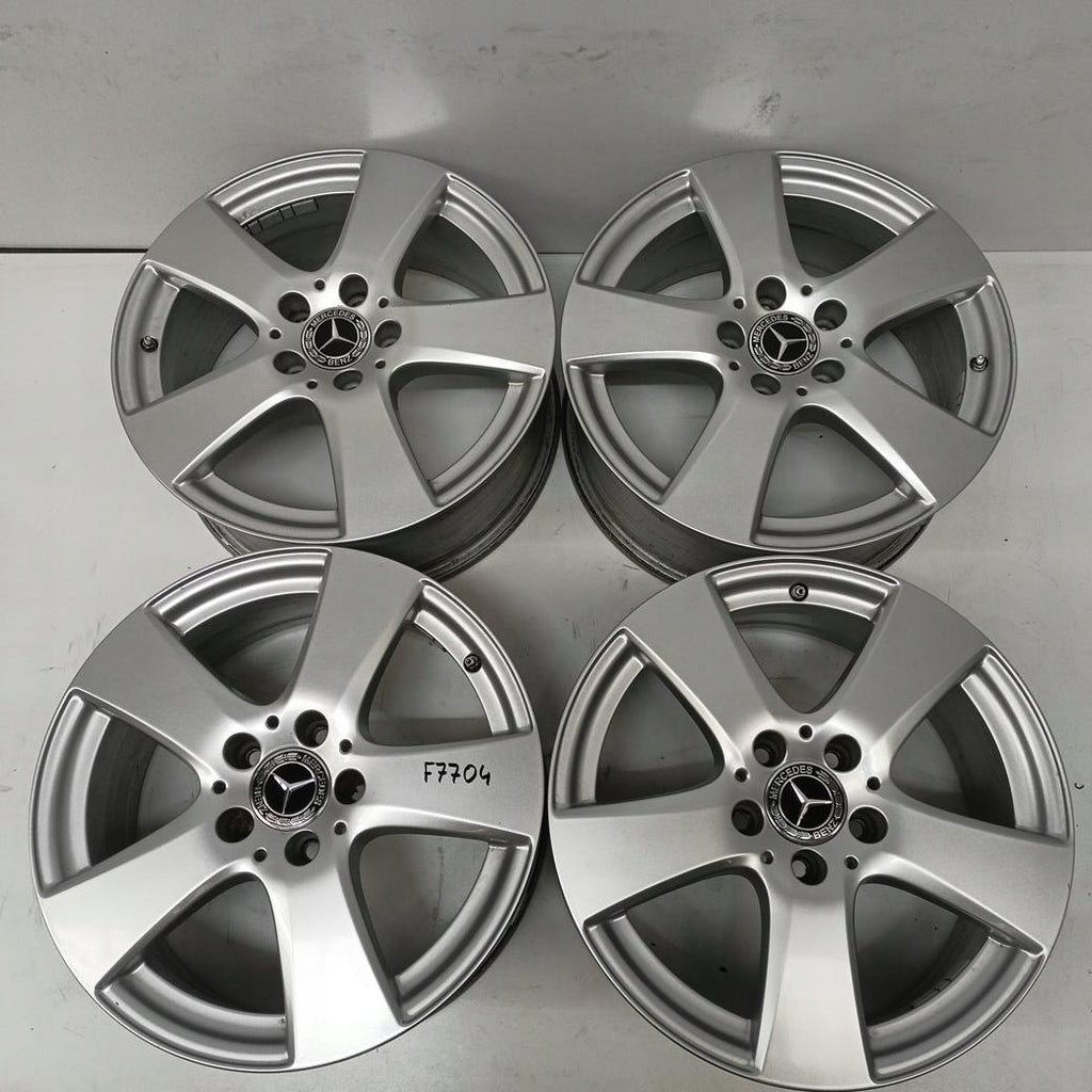 4x Alufelge 17 Zoll 7.0" 5x112 48ET A2054015500 Mercedes-Benz W205 W204 W245 FEL1909686133wy