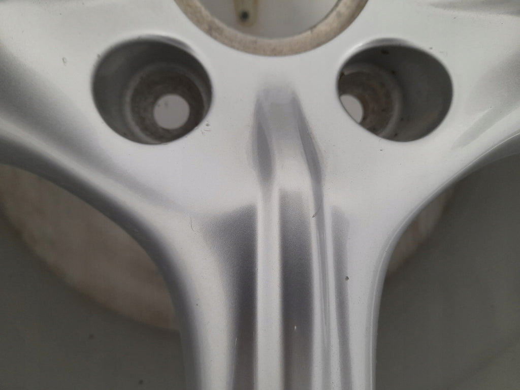 1x Alufelge 18 Zoll 9.0" 5x130 53ET Glanz Silber 97036213802 Porsche Rim Wheel FEL5380466085wh