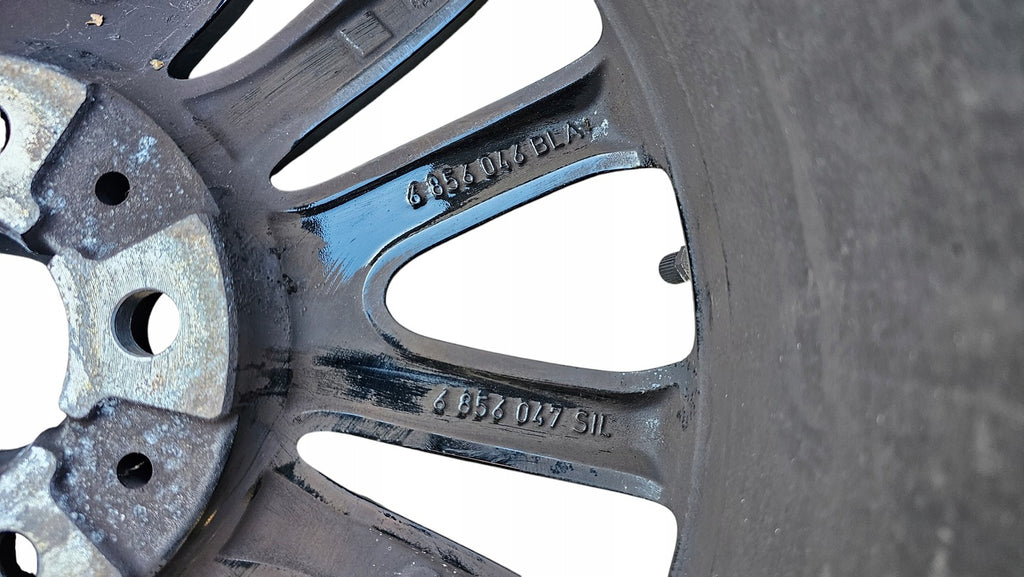 1x Alufelge 17 Zoll 7.5" 5x112 54ET Glanz Schwarz 6856046 Mini Rim Wheel