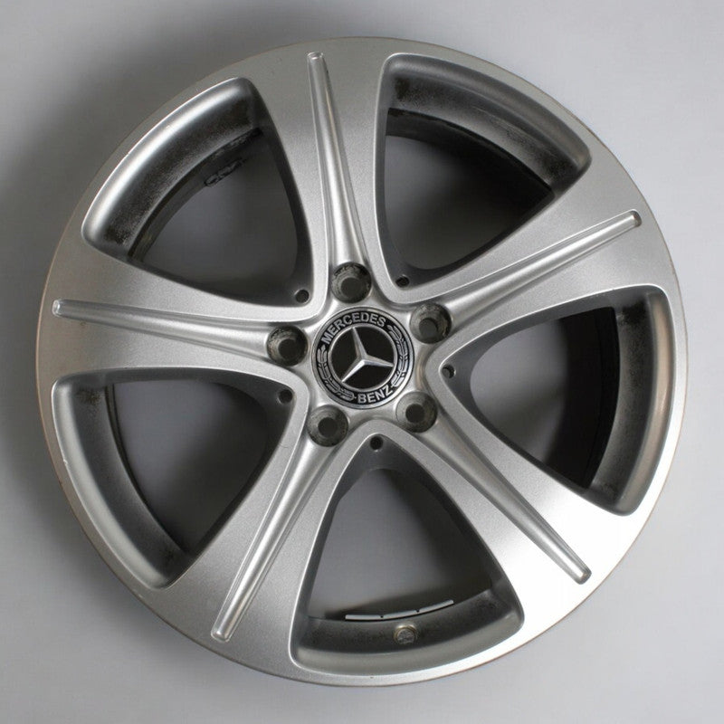 1x Alufelge 17 Zoll 7.5" 5x112 40ET Glanz Silber A2134011200 Mercedes-Benz