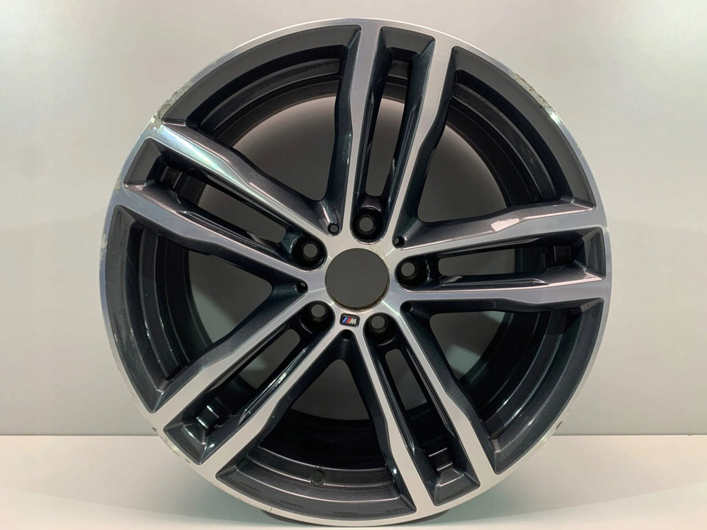 1x Alufelge 19 Zoll 8.5" 5x120 47ET Glanz Grau 7856711 BMW 3 F30 F31 Mg FEL9520538359yw
