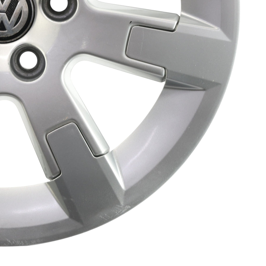 1x Alufelge 15 Zoll 5.5" 5x100 38ET Glanz Silber 6R0601025E VW Polo 6r Rim Wheel FEL4675110737tf