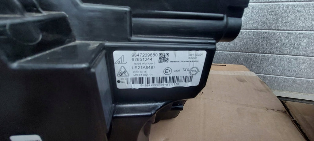 Frontscheinwerfer Opel Zafira C 67651244 67651243 Full LED Rechts oder Links SCH7492803735su
