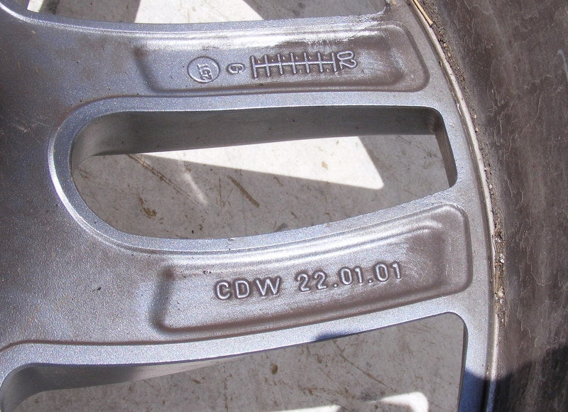 1x Alufelge 18 Zoll 8.0" 5x120 47 5ET 1097186 BMW E46 E39 Rim Wheel