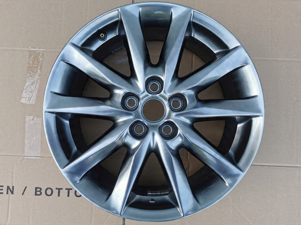 1x Alufelge 18 Zoll 7.0" 5x114.3 50ET Matt Silber 9965337080 Mazda Cx-3
