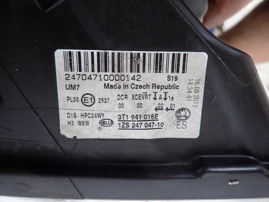 Frontscheinwerfer Skoda Superb II 3T1941016E Rechts Scheinwerfer Headlight