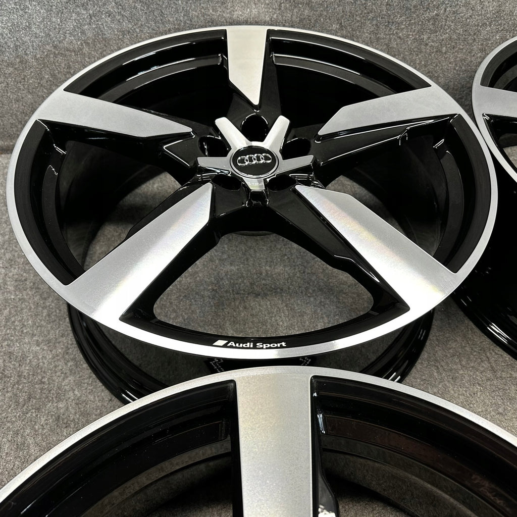 4x Alufelge 21 Zoll 8.5" 5x112 34ET Glanz Silber 80A601025AR Audi Q5 Rim Wheel FEL1305637792aw