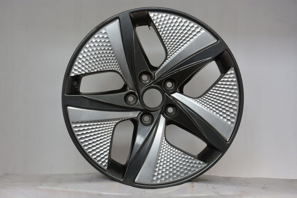 1x Alufelge 17 Zoll 7.0" 5x114.3 53ET Glanz Schwarz 52910-G2600 Hyundai