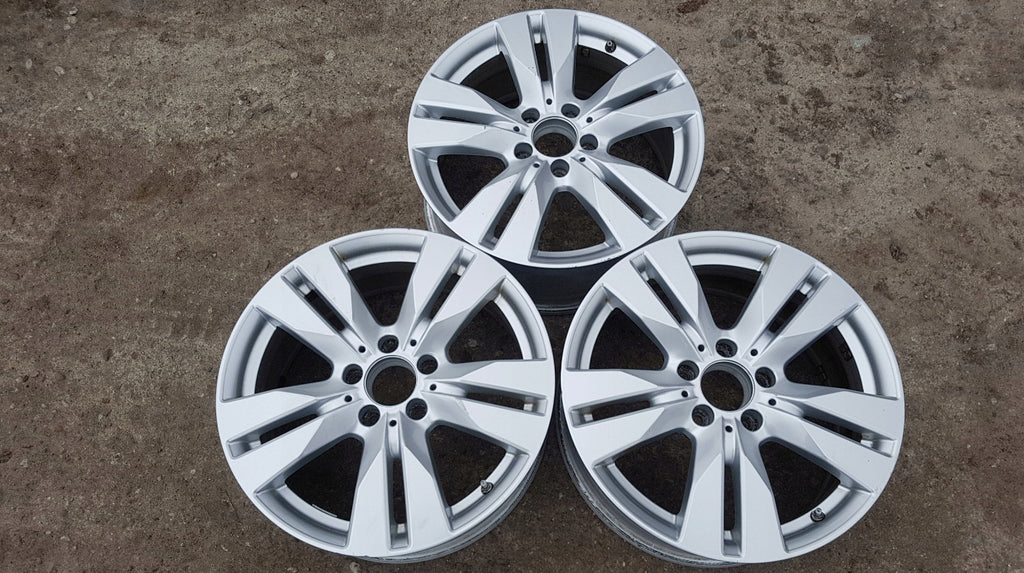 1x Alufelge 17 Zoll 7.5" 5x112 45ET Silber Mercedes-Benz Rim Wheel