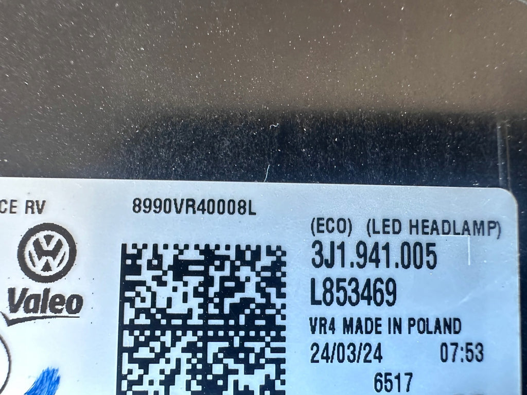 Frontscheinwerfer VW Passat 3J1941005 Full LED Links Scheinwerfer Headlight