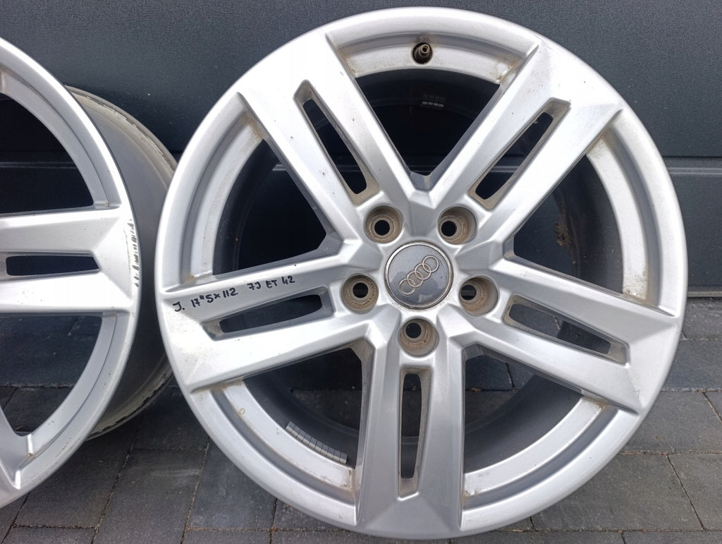 4x Alufelge 17 Zoll 7.0" 5x112 42ET Audi Rim Wheel FEL9343219549dr