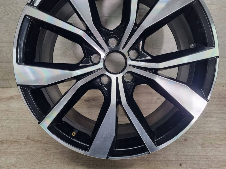 1x Alufelge 19 Zoll 8.0" 5x112 47ET Glanz Schwarz 2GA601025AK VW T-Roc Rim Wheel FEL9117612485hq