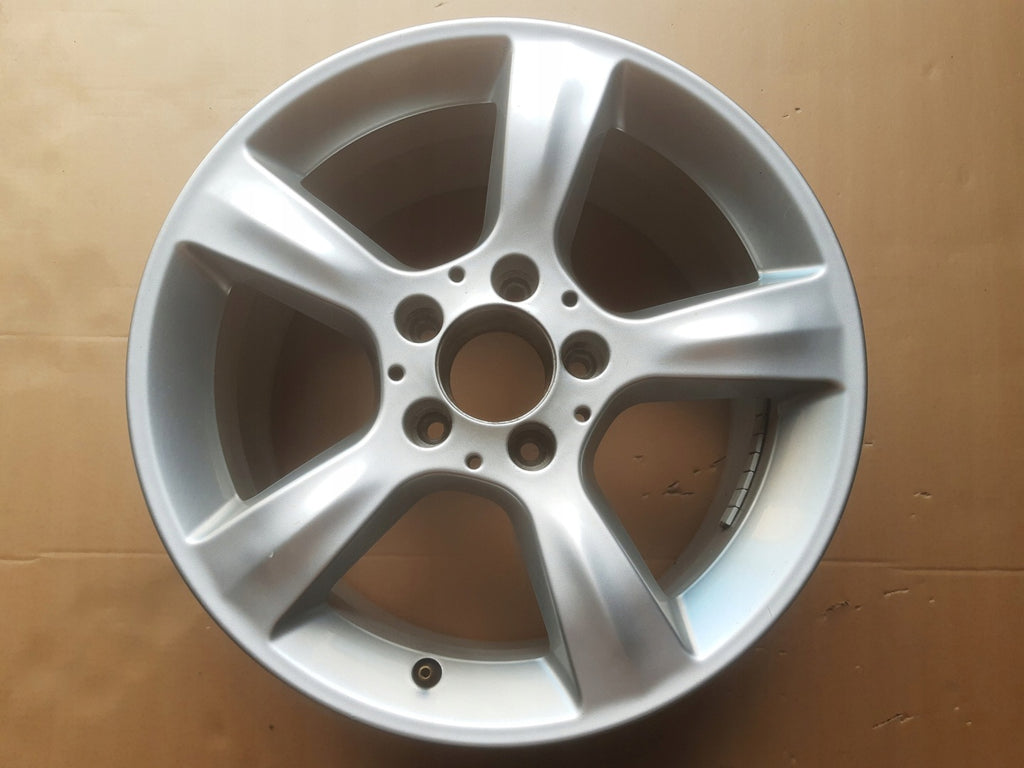 1x Alufelge 16 Zoll 7.0" 5x112 32ET Glanz Silber A2034013102 Mercedes-Benz W203