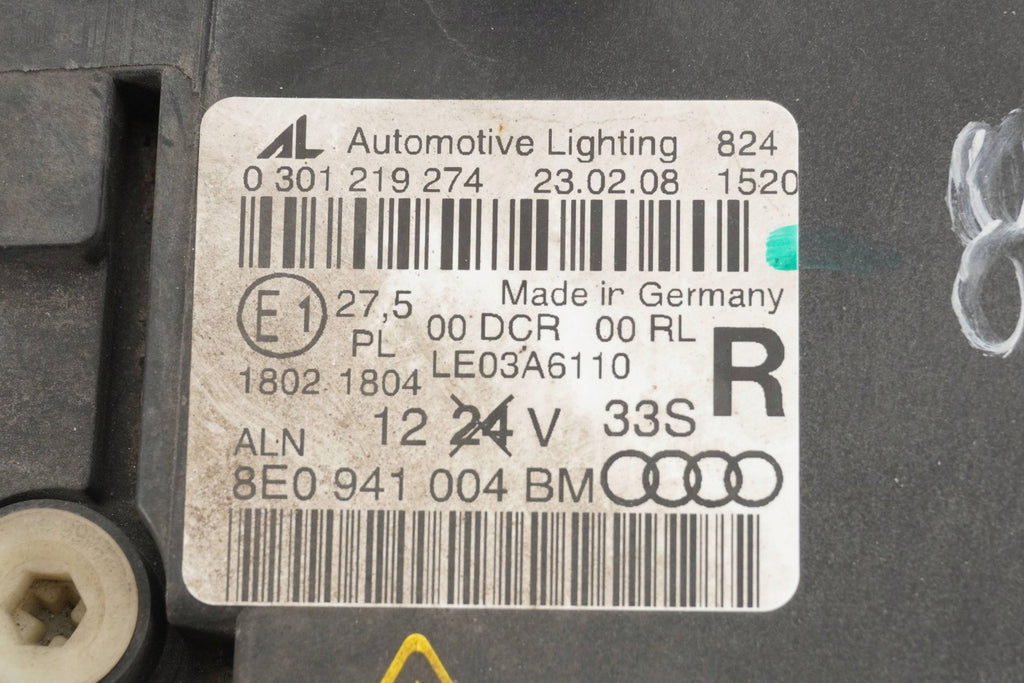 Frontscheinwerfer Audi A4 B7 8E0941004BM Rechts Scheinwerfer Headlight SCH3265976033sx