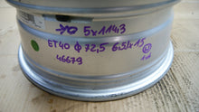 Load image into Gallery viewer, 1x Alufelge 15 Zoll 6.5" 5x114.3 Hyundai I Rim Wheel FEL3253779326hi