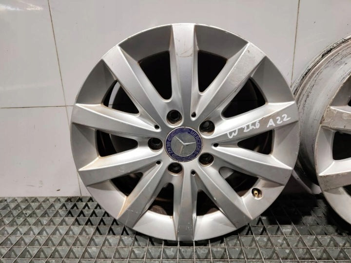 1x Alufelge 16 Zoll 6.5" 5x112 A2464010202 Mercedes-Benz W246 W242 Rim Wheel FEL9805488518um