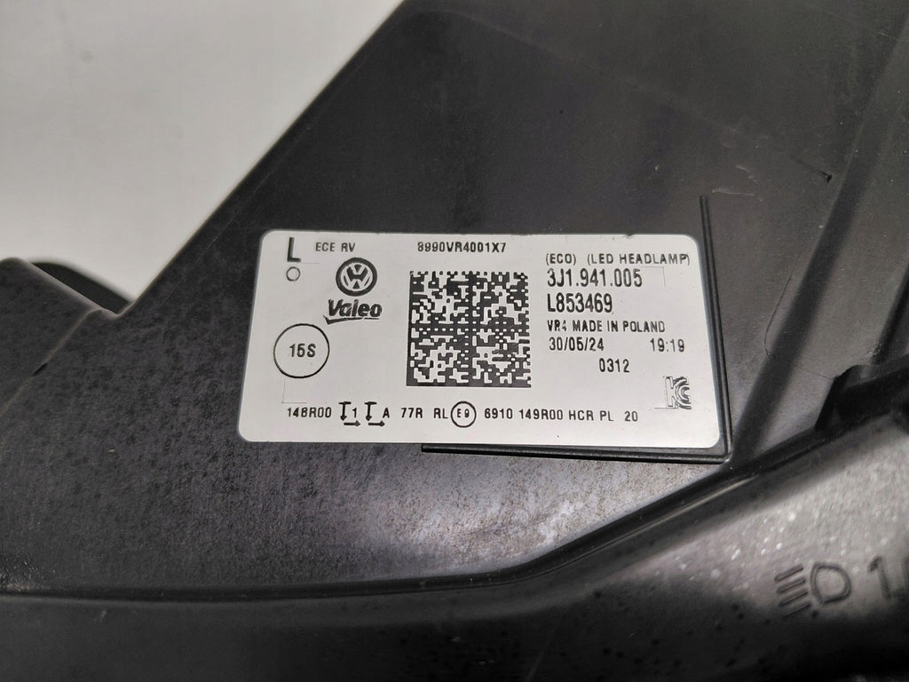 Frontscheinwerfer VW Passat 3J1941005 LED Links Scheinwerfer Headlight SCH5602906384gl