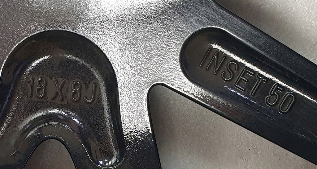 1x Alufelge 18 Zoll 8.0" 5x114.3 50ET TGL18080B Honda Civic X Rim Wheel