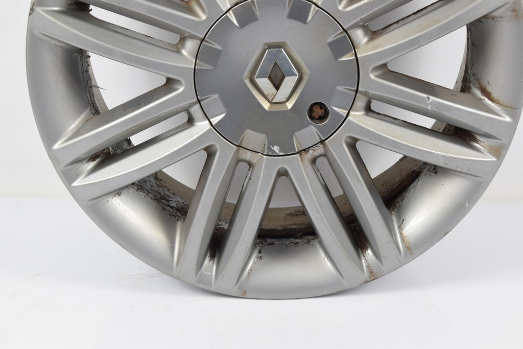 1x Alufelge 16 Zoll 6.5" 4x100 43ET Silber 8200317808 Renault Clio 1 Iii