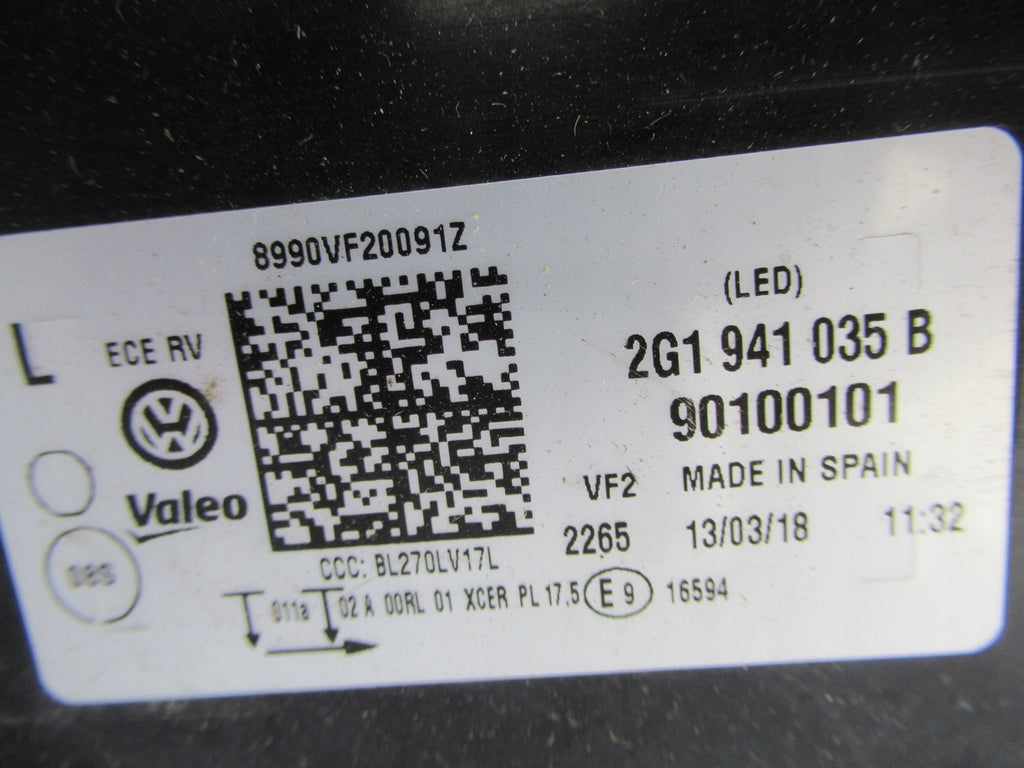 Frontscheinwerfer VW Polo 2G1941035B LED Links Scheinwerfer Headlight