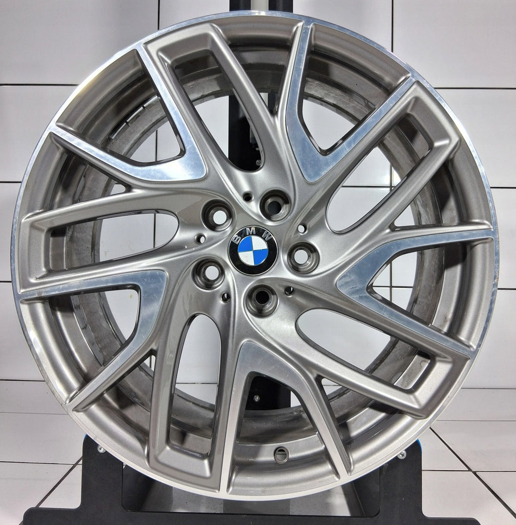 1x Alufelge 19 Zoll 8.0" 5x112 57ET Glanz Grau 6855096 BMW F45 Mg Rim Wheel FEL6593649279gm