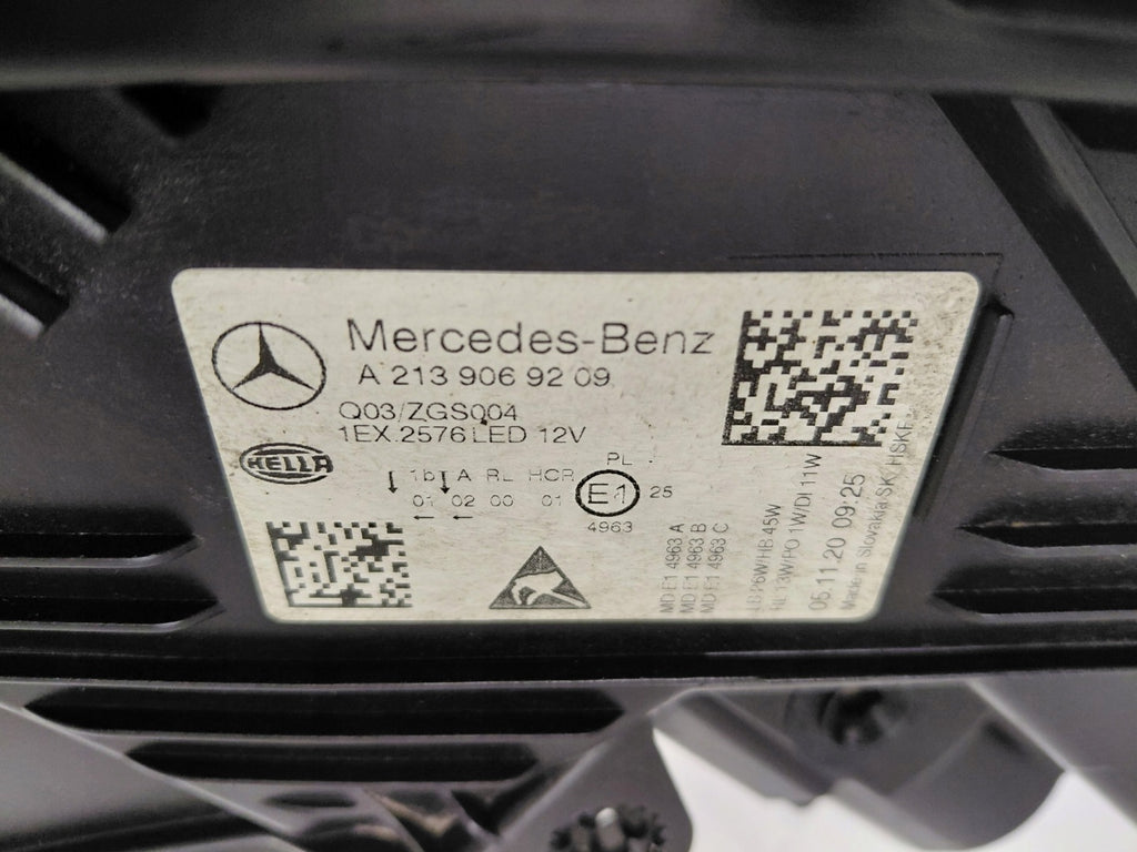 Frontscheinwerfer Mercedes-Benz W213 A2139069209 Rechts Scheinwerfer Headlight SCH6538631501dn