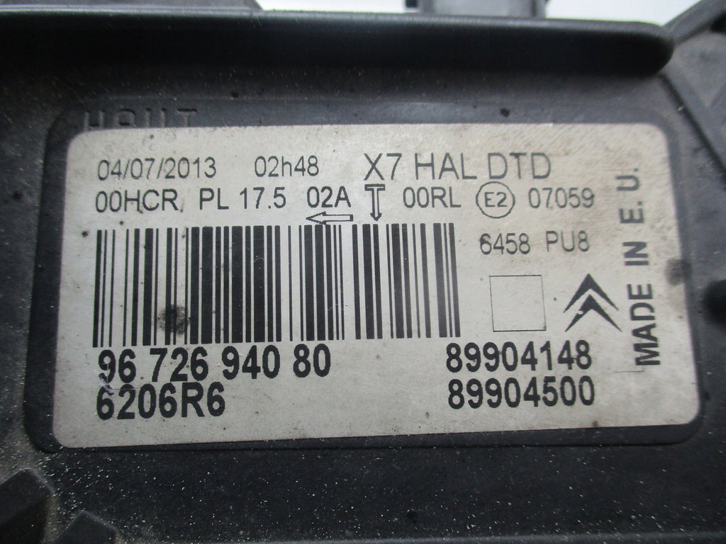 Frontscheinwerfer Citroën C5 I 9672694080 Rechts Scheinwerfer Headlight SCH2374202457lg