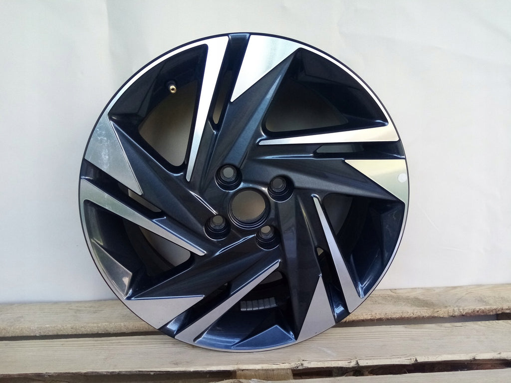 1x Alufelge 16 Zoll 6.0" 4x100 50ET 52910-Q0200 Hyundai Rim Wheel