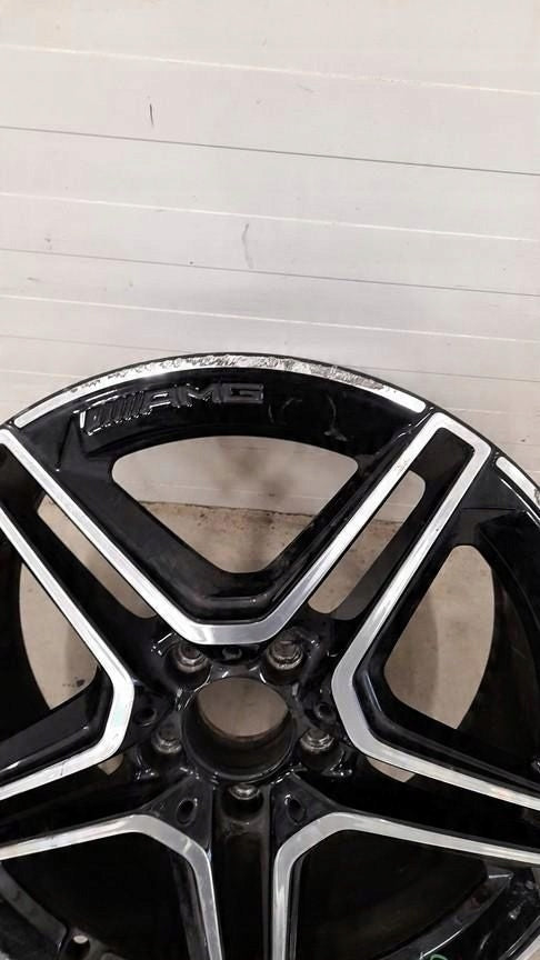 1x Alufelge 18 Zoll 8.0" 5x112 43ET Glanz Schwarz Mercedes-Benz W213 Rim Wheel FEL3331920335ia