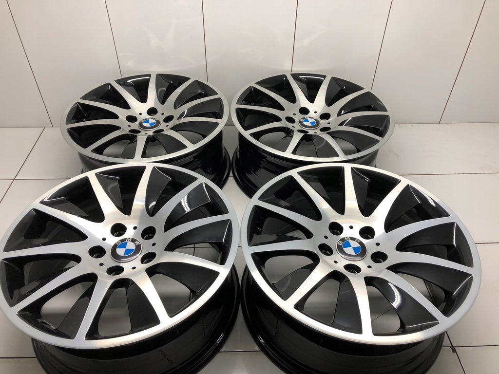 4x Alufelge 18 Zoll 8.0" 5x120 30ET Glanz Silber 6790173 BMW F11 F10 Rim Wheel
