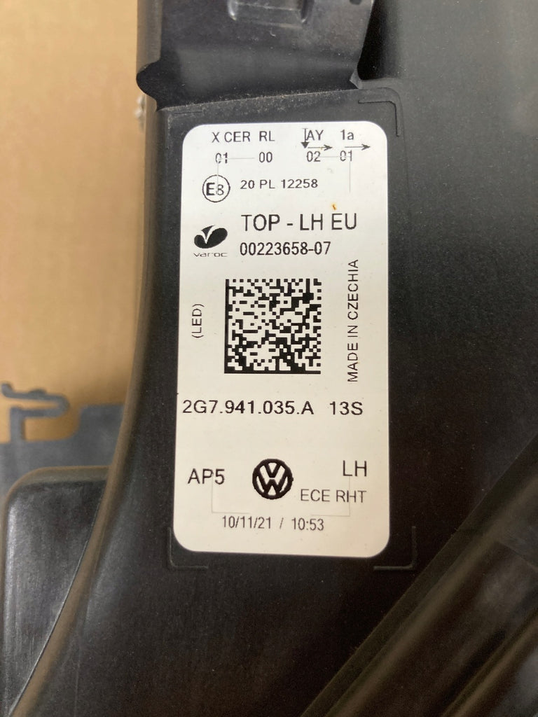 Frontscheinwerfer VW Taigo 2G7941035A Full LED Links Scheinwerfer Headlight SCH9712767262db