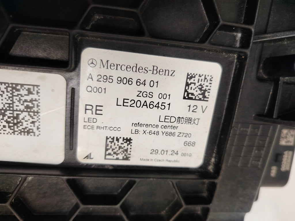 Frontscheinwerfer Mercedes-Benz Eqe A2959066401 Full LED Rechts Headlight SCH1697029676kk