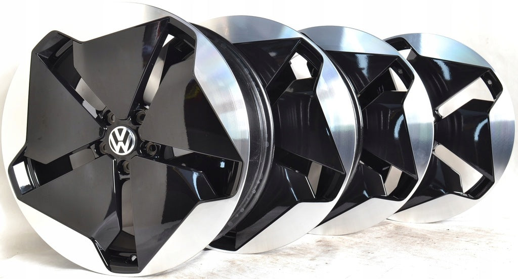 4x Alufelge 20 Zoll 7.5" 5x112 44ET Glanz Schwarz 10A601025B VW Golf Rim Wheel FEL5856715788be